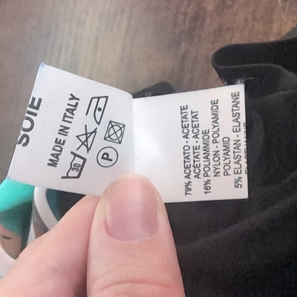 French Parisian Luxury Designer Didier Parakian Watercolor Silk Dress FR 42 - Picture 6 of 9